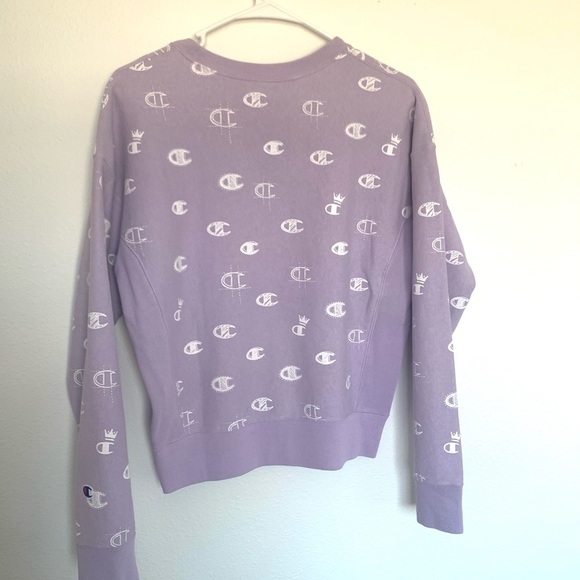 Champion Reverse Weave Crewneck Lavender - Picture 2 of 3